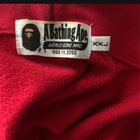 Red/green bape jacket - Picture 6 of 10